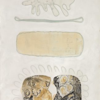Mary Manning, "Libra," mixed media, monoprint, encaustic on paper