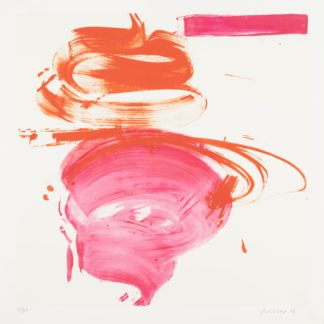 Jill Moser, "Pink Mama," 12 color screen print on Rives BFK