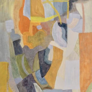 Betsy Davidson, "Composition 1M," acrylic, oil on canvas panel