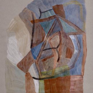 Betsy Davidson, "Series L4," acrylic on Strathmore toned paper
