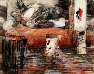 Drawing for 'Red Flood' (91507)