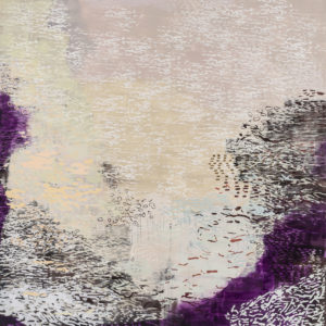 Laura Fayer, "Kindred Spirits," acrylic and Japanese paper on canvas