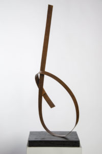 Joe Gitterman, "Steel Rust 1," steel, clear coated
