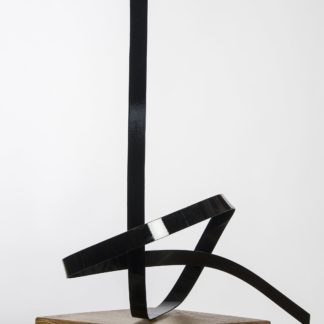 Joe Gitterman, "Steel Black 2," steel, painted