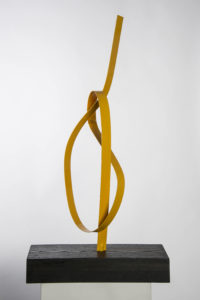 Joe Gitterman, "Steel Yellow 4," steel, painted