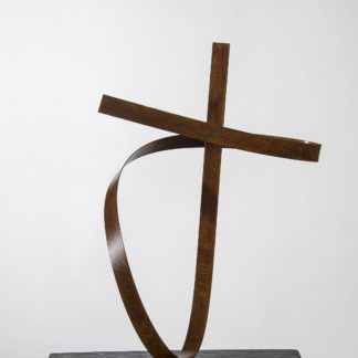 Joe Gitterman, "Steel Rust 3," steel, clear coated