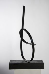 Joe Gitterman, "Steel Black 6," steel, painted