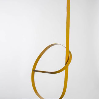 Joe Gitterman, "Steel Yellow 1," steel, painted
