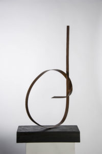 Joe Gitterman, "Steel Rust 2," steel, clear coated