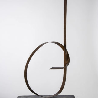 Joe Gitterman, "Steel Rust 2," steel, clear coated