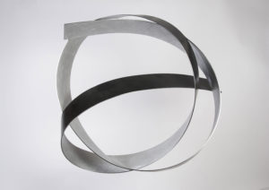 Joe Gitterman, "Wall Knot HH," stainless steel, paint