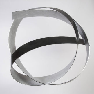 Joe Gitterman, "Wall Knot HH," stainless steel, paint