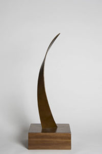 Joe Gitterman, "On Point 11", bronze, patinated
