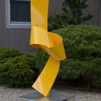 Joe Gitterman, "Large Bow Tie," stainless steel, painted