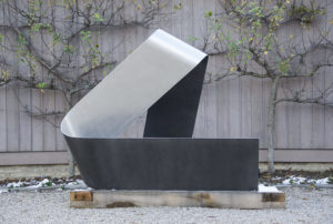 Joe Gitterman, "Poised 17,"stainless steel