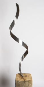 Joe Gitterman, "Helix," stainless steel