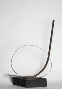 Joe Gitterman, "Steel Rust 9," steel, clear coated