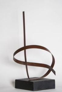 Joe Gitterman, "Steel Rust 4," steel, clear coated