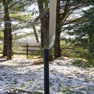 Joe Gitterman, "On Point 8," bronze, mirror polished