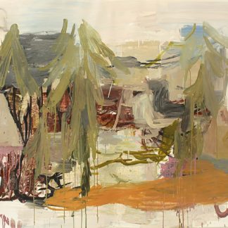 Deborah Dancy, "It Might as Well Be Spring," acrylic on paper