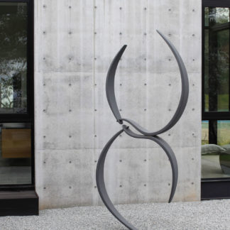 Two Round Forms, Stacked (outdoor version)