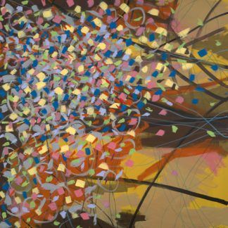 Zemma Mastin White, "Indraft," flashe paint on canvas