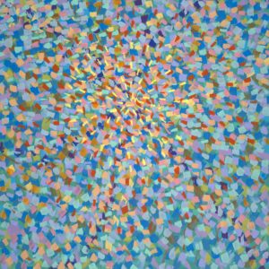 Zemma Mastin White, "Mesmerizing," flashe paint on paper