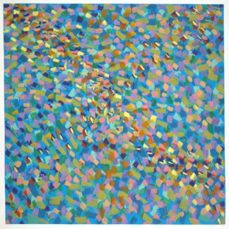Zemma Mastin White, "Hypnotic," flashe paint on paper