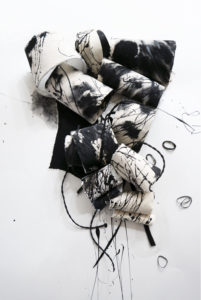 Bette Klegon Halby, "Opus #3," mixed media on Arches 140 lb. hot press paper