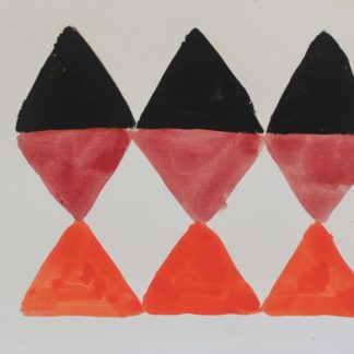Three Diamonds, Vermillion, Red and Black