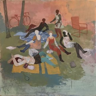 Drew King, "Tuesday," acrylic, oil on canvas