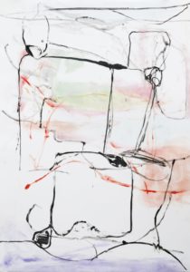 Claudia Mengel, "Reflections I," monotype