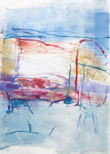 Reflections II, Claudia Mengel, Work on paper, Monotype