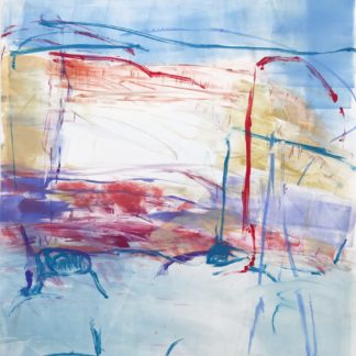 Reflections II, Claudia Mengel, Work on paper, Monotype