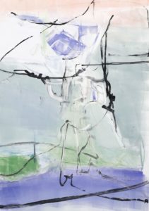 Claudia Mengel, "Reflections IX," monotype
