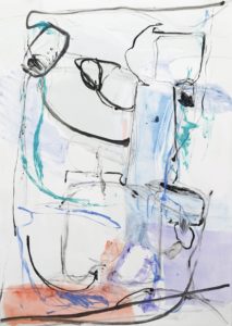 Claudia Mengel, "Reflections X," monotype