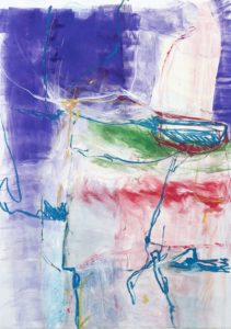 Claudia Mengel, "Reflections XVI," monotype