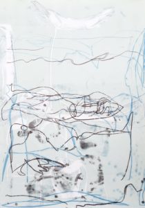 Claudia Mengel, "Reflections XVIII," monotype