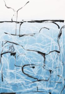 Claudia Mengel, "Reflections XVII," monotype