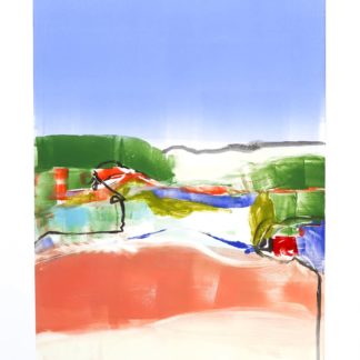 Barcelona I, Claudia Mengel, work on paper, monotype