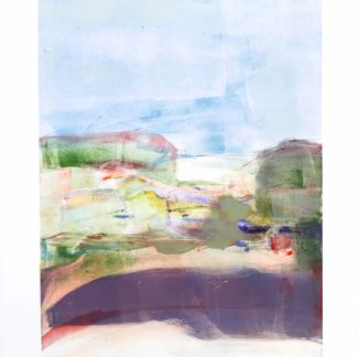 Barcelona VI, Claudia Mengel, work on paper, monotype