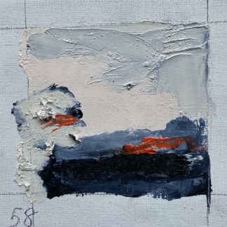Pandemic Portraits No. 58, Barbara Leiner, painting, oil on canvas
