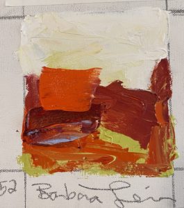 Pandemic Portraits No. 52, Barbara Leiner, painting, oil on canvas