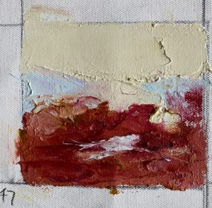 Pandemic Portraits No.47, Barbara Leiner, painting, oil on canvas