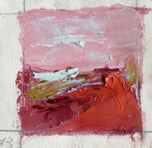 Pandemic Portraits No. 43, Barbara Leiner, painting, oil on canvas