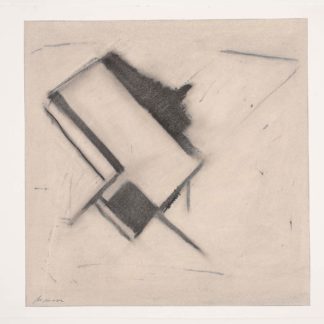 Black Drawings Series: Schematic, Geoffrey Moss, mixed media, work on paper, pastel, dry pigments, waxes on paper