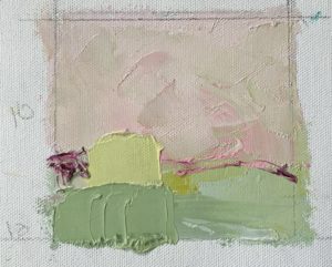 Barbara Leiner, "Pandemic Portraits No. 10," oil on canvas