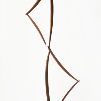 Two Triangular Forms, Will Clift, Sculpture, Mahogany Wood