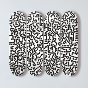 DS01, Paul Michael Graves, Installation, Mixed Media, print on Canadian maple plywood