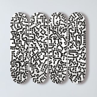 DS01, Paul Michael Graves, Installation, Mixed Media, print on Canadian maple plywood